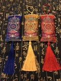 Handcrafted Brocade Tibetan Incense Lucky Bag – Sacred Herbal Aromatherapy Sachet