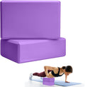 2 Pcs Yoga Blocks, 9X6X3 Inch Foam Blocks for Pilates