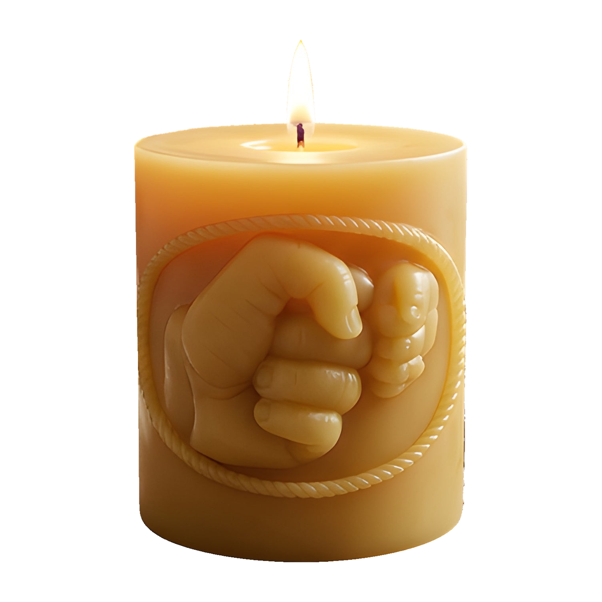 Best Dad in the World Beeswax Candle