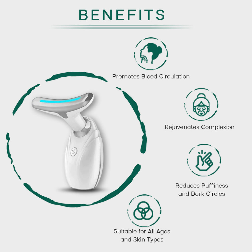 Lift, Sculpt & Glow Toolkit -Set of 3- LED Therapy, Electric Gua Sha & Microcurrent Toning Device for Radiant Skin