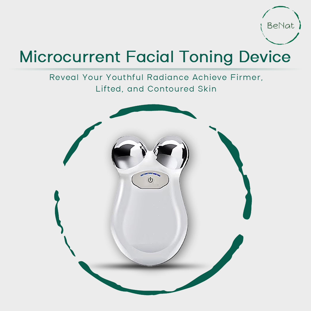 Lift, Sculpt & Glow Toolkit -Set of 3- LED Therapy, Electric Gua Sha & Microcurrent Toning Device for Radiant Skin