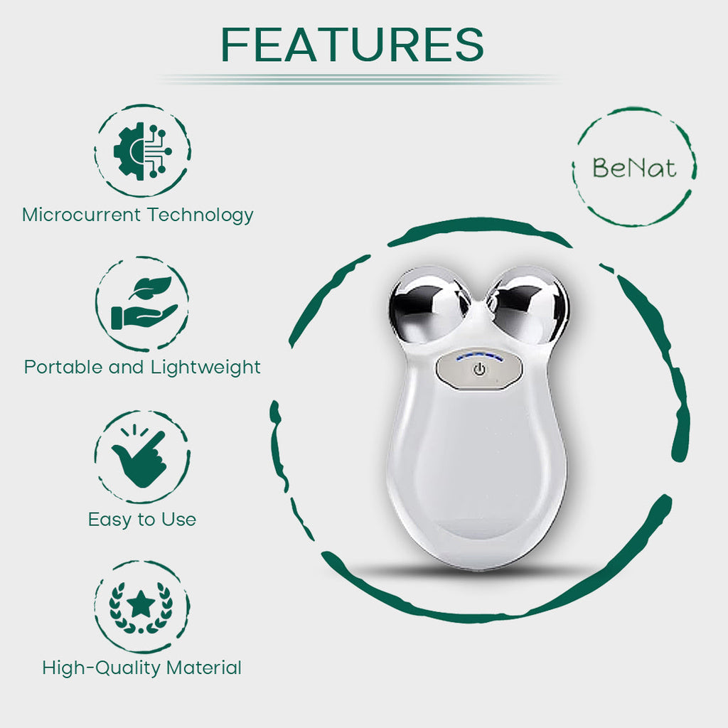 Lift, Sculpt & Glow Toolkit -Set of 3- LED Therapy, Electric Gua Sha & Microcurrent Toning Device for Radiant Skin