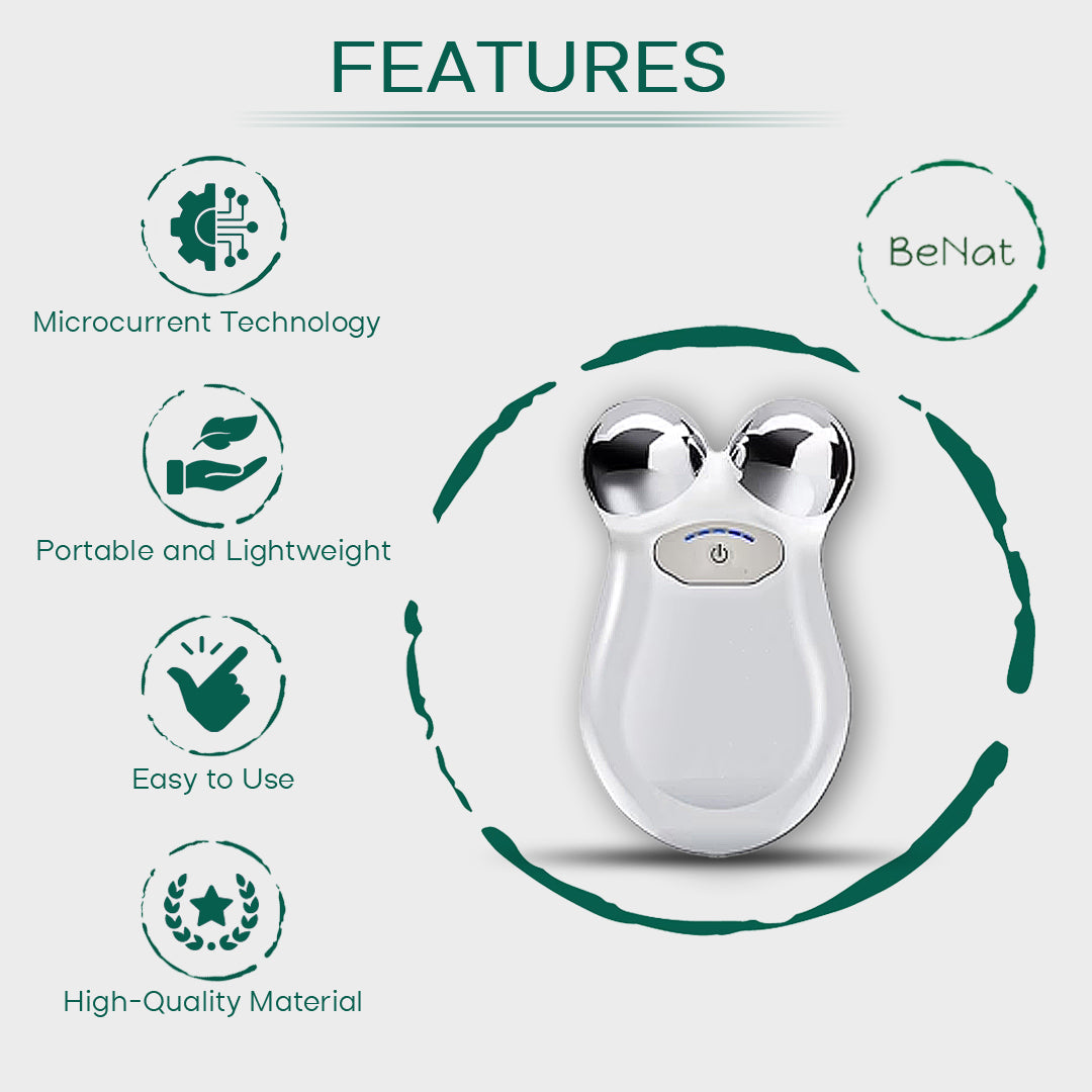 Lift, Sculpt & Glow Toolkit -Set of 3- LED Therapy, Electric Gua Sha & Microcurrent Toning Device for Radiant Skin