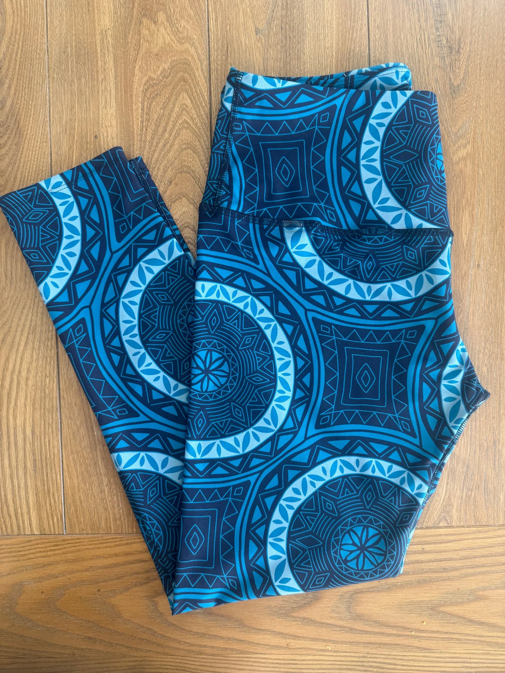 Sueded Space Dye High-Waisted Yoga Leggings (7/8 Length)