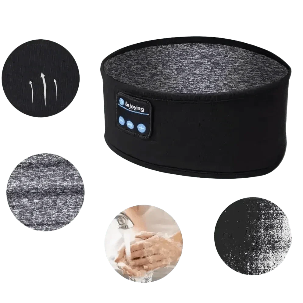 Bluetooth Sleeping Headphones Music BT Headband with Speaker Earpiece