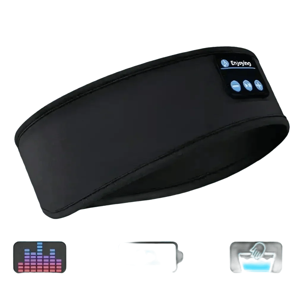 Bluetooth Sleeping Headphones Music BT Headband with Speaker Earpiece