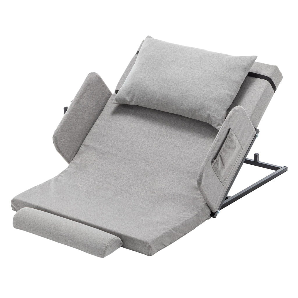 Bed Backrest Electric Adjustable 68 Degree Safety Rails Washable 300 LB