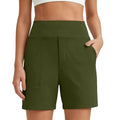 European And American Cross-Border New Style Women's Solid Color Stretchy Comfortable Fitness Pants Yoga Casual Shorts