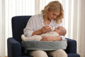 Velvet Wrap-Around Nursing & Breastfeeding Pillow – Multifunctional, 3 Colors, 0–6 Months
