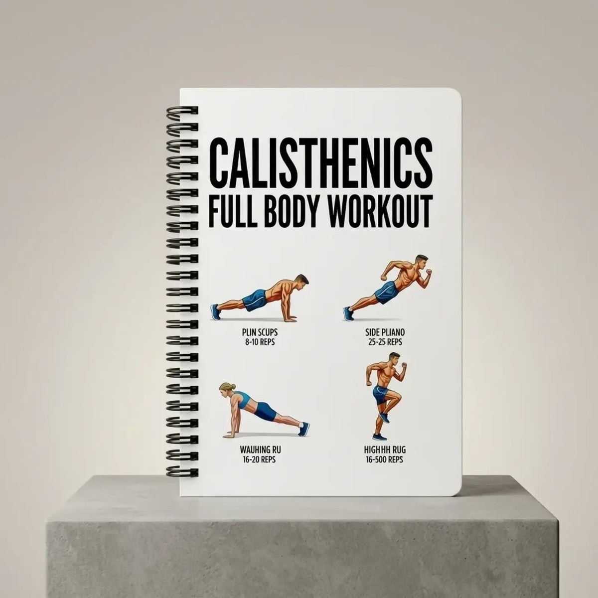 Calisthenics Workout Journal and Fitness Planner
