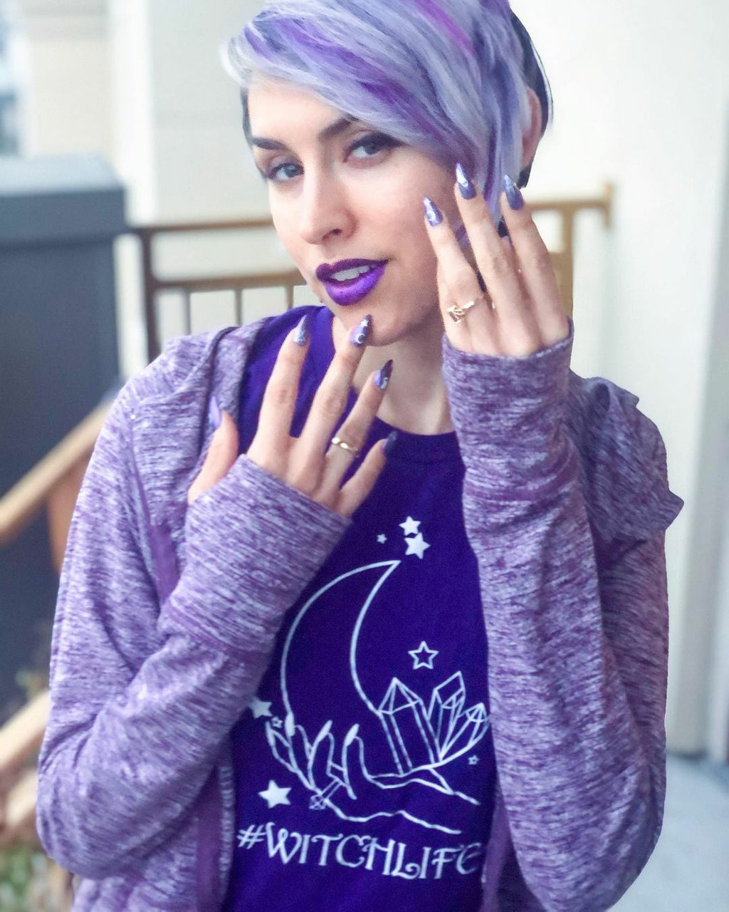 #WitchLife Crystals And Moon Tee - Unisex Shirt