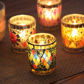 Handmade Votive Centerpiece Glass Candle Holders