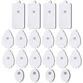 TENS/EMS Unit Replacement Pads NURSAL 20 Pack 3.5mm Snap Electrode Pads 30+ Reuse