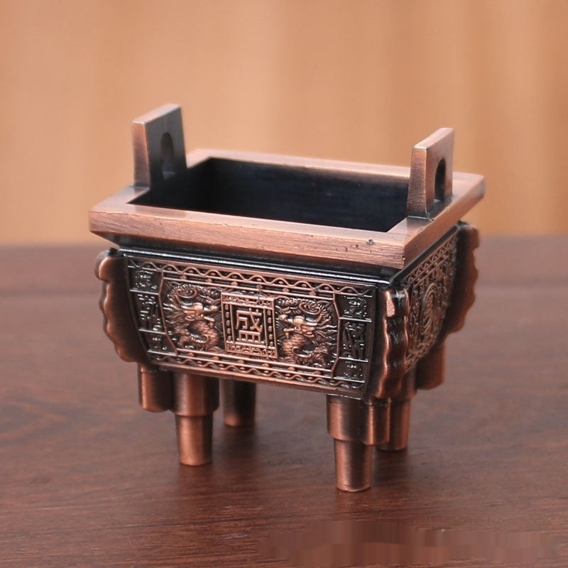 Antique Style Alloy Incense Burner or Decoration for Asian Homes and Businesses