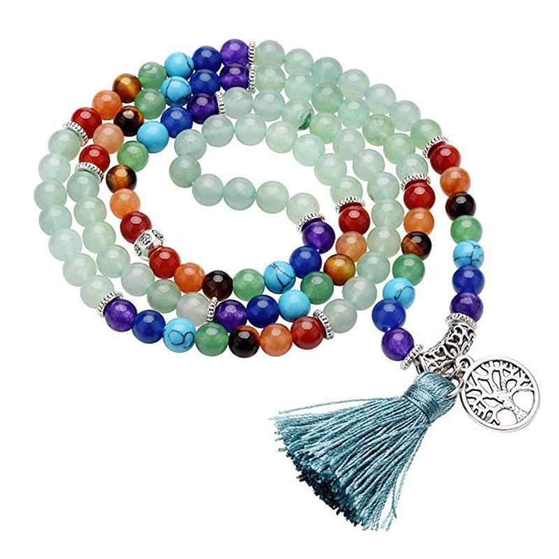 Natural Stone Mala Necklace Collection (6mm)