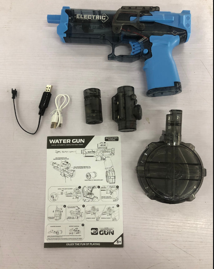 Fire Rat Electric Water Pistol Cool Light Fully Automatic Water Spray Gun