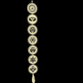 Bohemian Wooden Moon Phase & Healing Meditation Wall Hanging (120 cm)