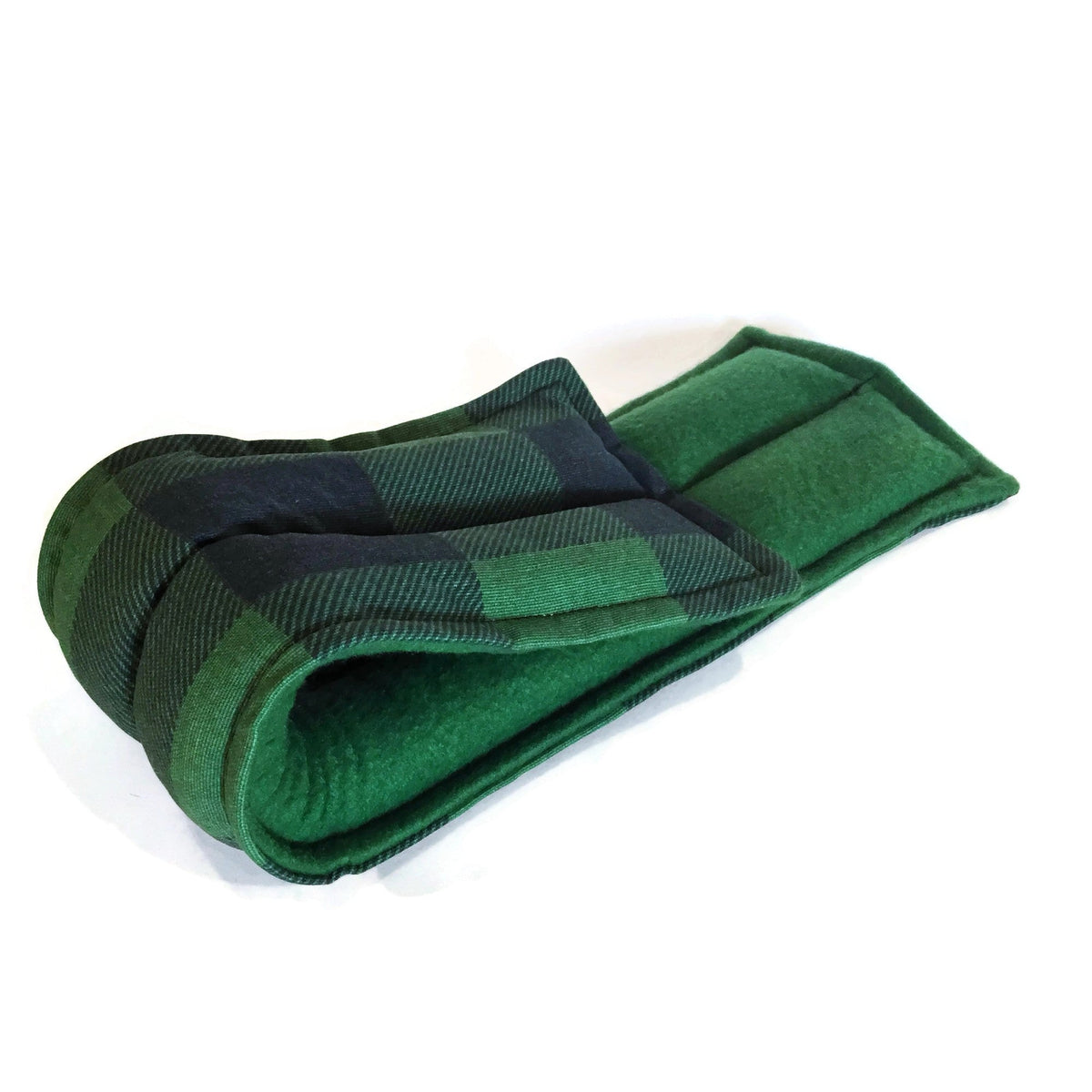 Neck Wrap Heat Pad or Cool Pack, Microwavable, Universal Standard Size, Rice and Flax Filled