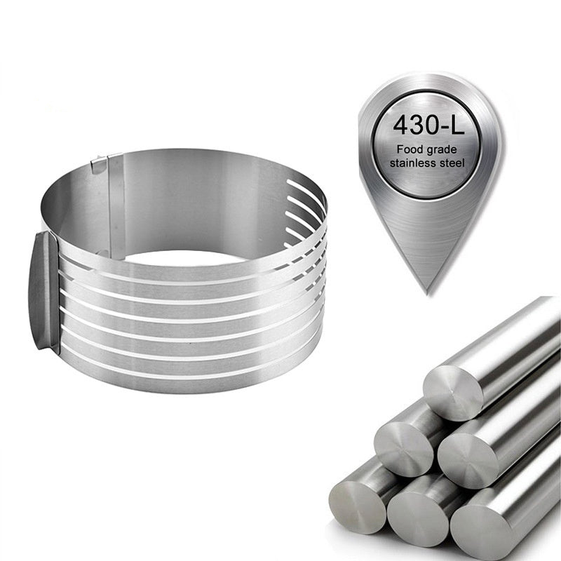 Adjustable Mousse Ring, Round Adjustable-size Layered Cake Mold, Baking Tool
