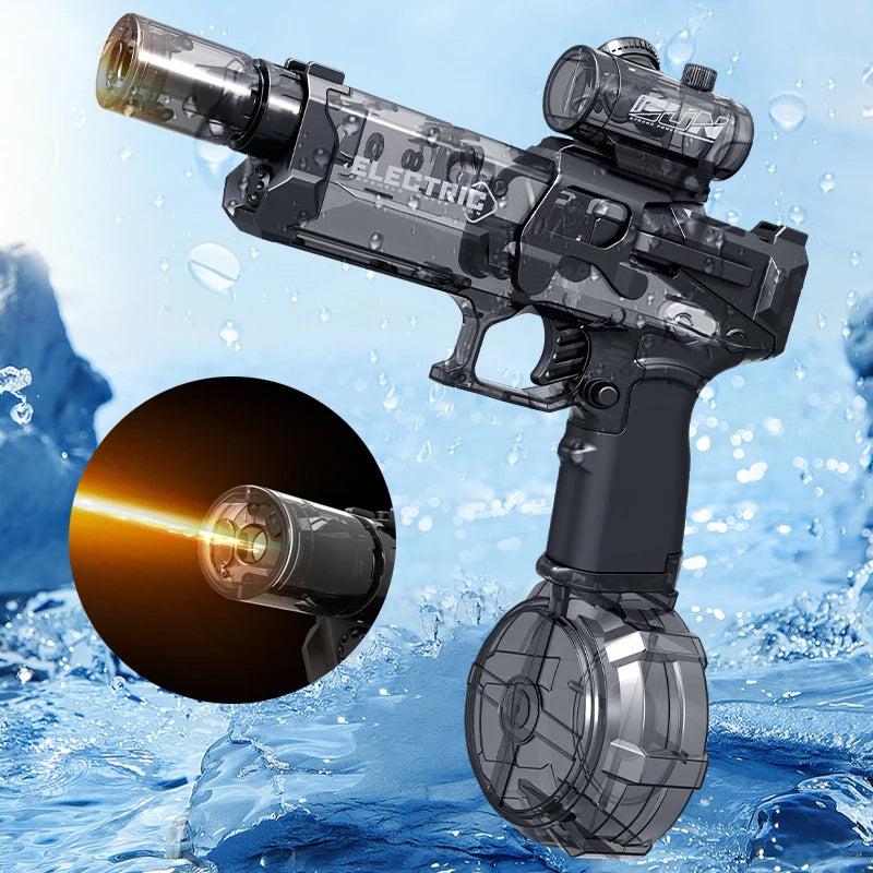 Fire Rat Electric Water Pistol Cool Light Fully Automatic Water Spray Gun
