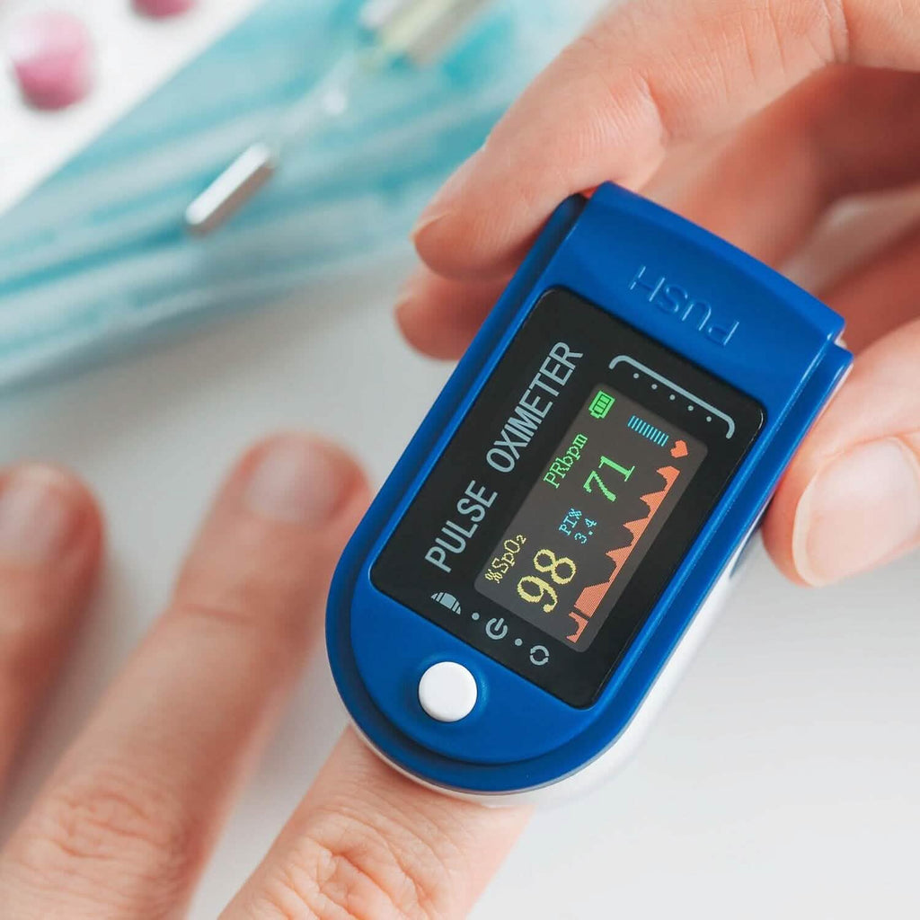 Finger Pulse Oximeter OLED Display