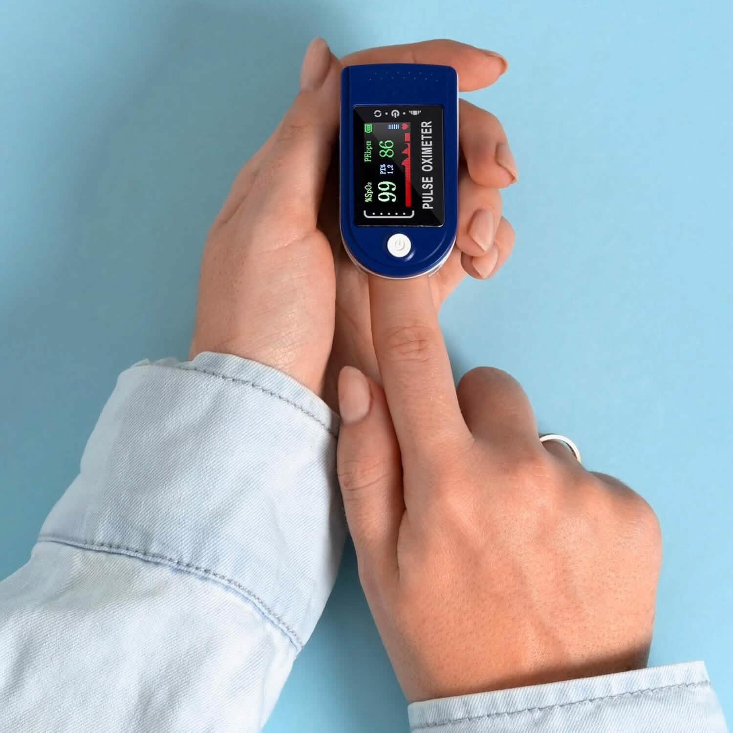 Finger Pulse Oximeter OLED Display