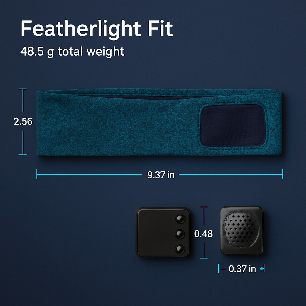 Wireless Sleep Headphones Headband for Bedtime Comfort