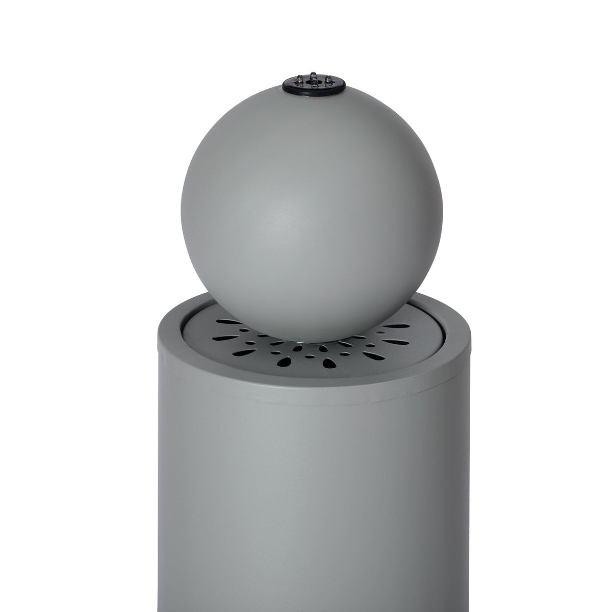 Metal Sphere Water Fountain Outdoor with LED