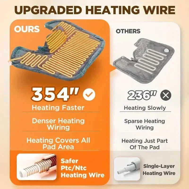 Graphene Heating Pad With 3 Times The Depth Of Warmth Shawl