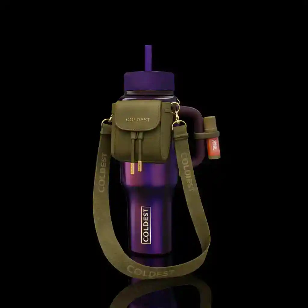 Mini Backpack & Squeeze Holder, Key Hanger, Mint Box - Water Bottle Backpack