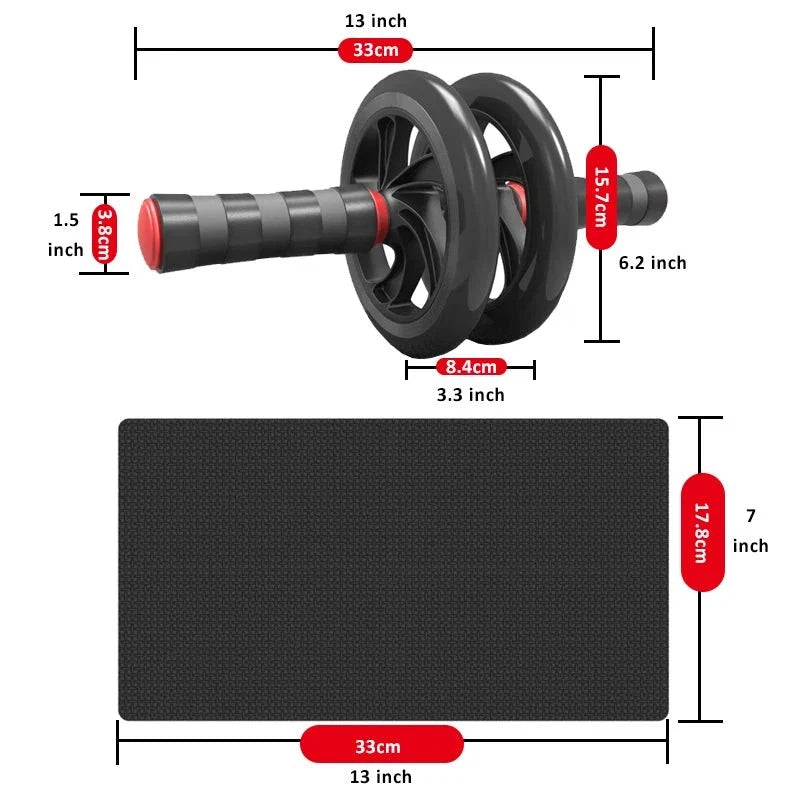 Home Abs Roller Wheel Indoor Abdominal Wheel Fitness Equipment Exercise Abdominal Muscle