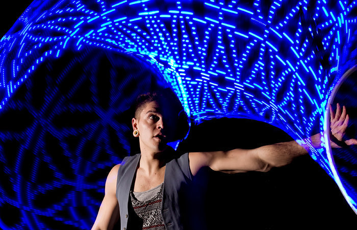 Hoops - Ready to Ship Atomic V LED Hula Hoops
