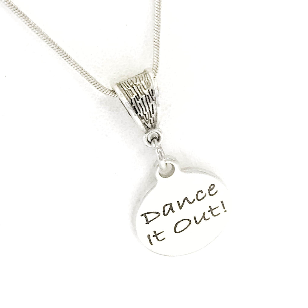 Dance Necklace, Dance It Out Necklace, Girlfriend Gift, Dancer Gift, Dance Gift, Best Friend Gift, Necklace Gift For Her, Love To Dance
