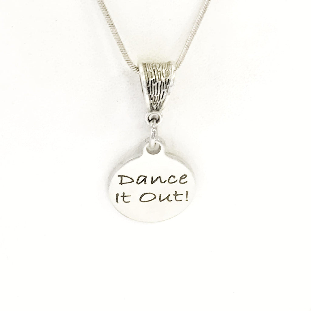 Dance Necklace, Dance It Out Necklace, Girlfriend Gift, Dancer Gift, Dance Gift, Best Friend Gift, Necklace Gift For Her, Love To Dance