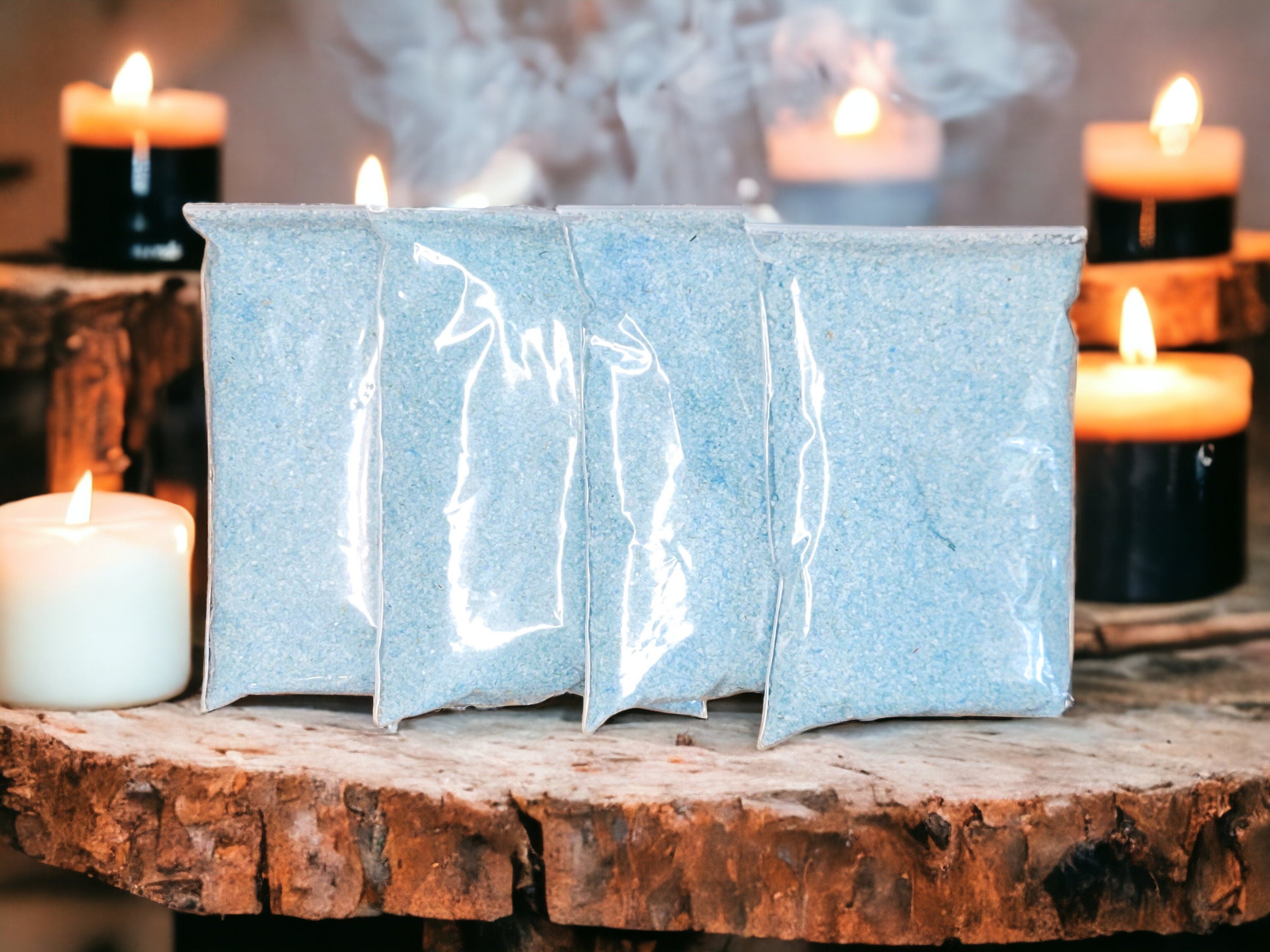 Blue Witches Salt: Calming Ritual Tool with Lavender & Sage