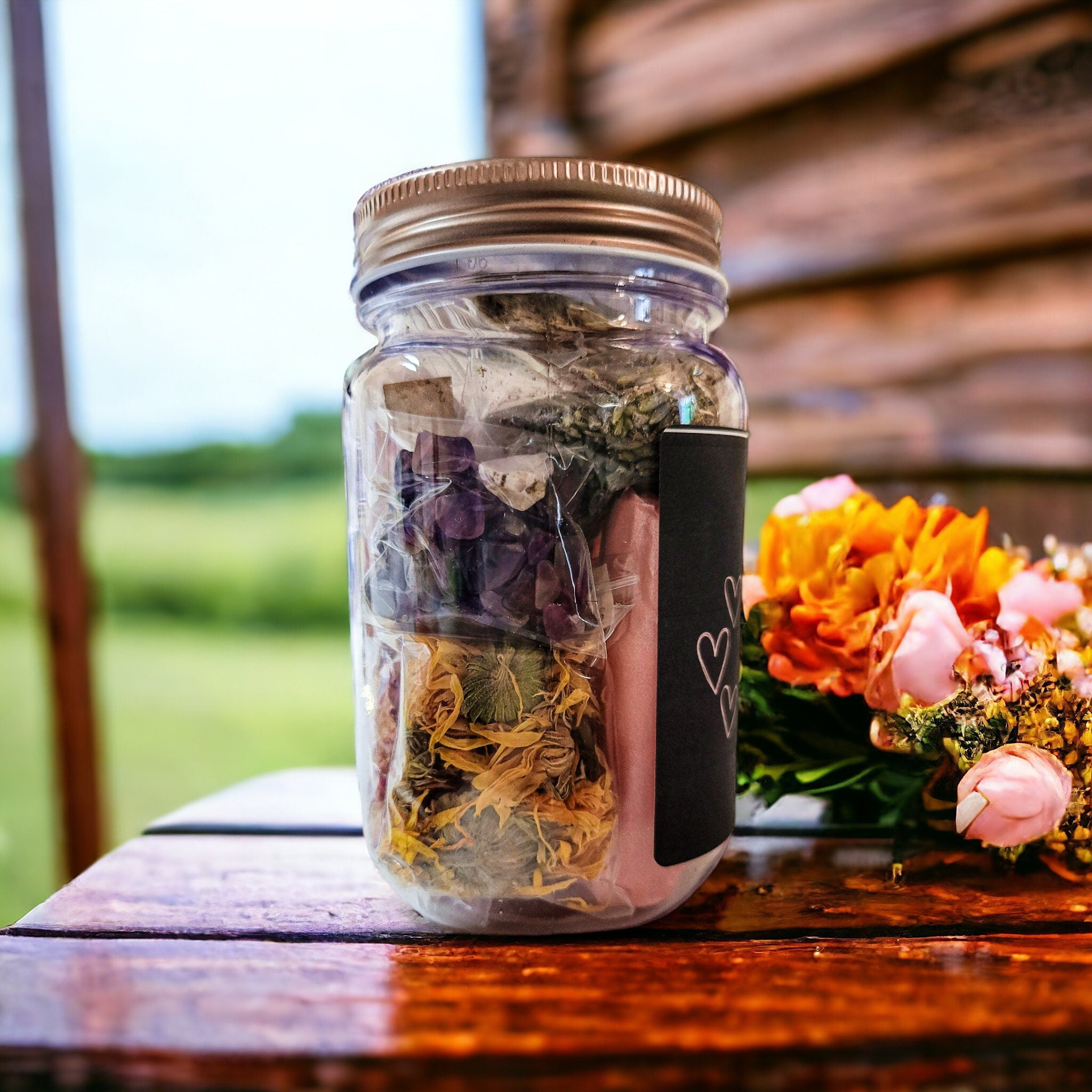 Self-Love and Confidence Spell Jar Kit - Talisman for Empowerment - Gift Set - Valentine Day