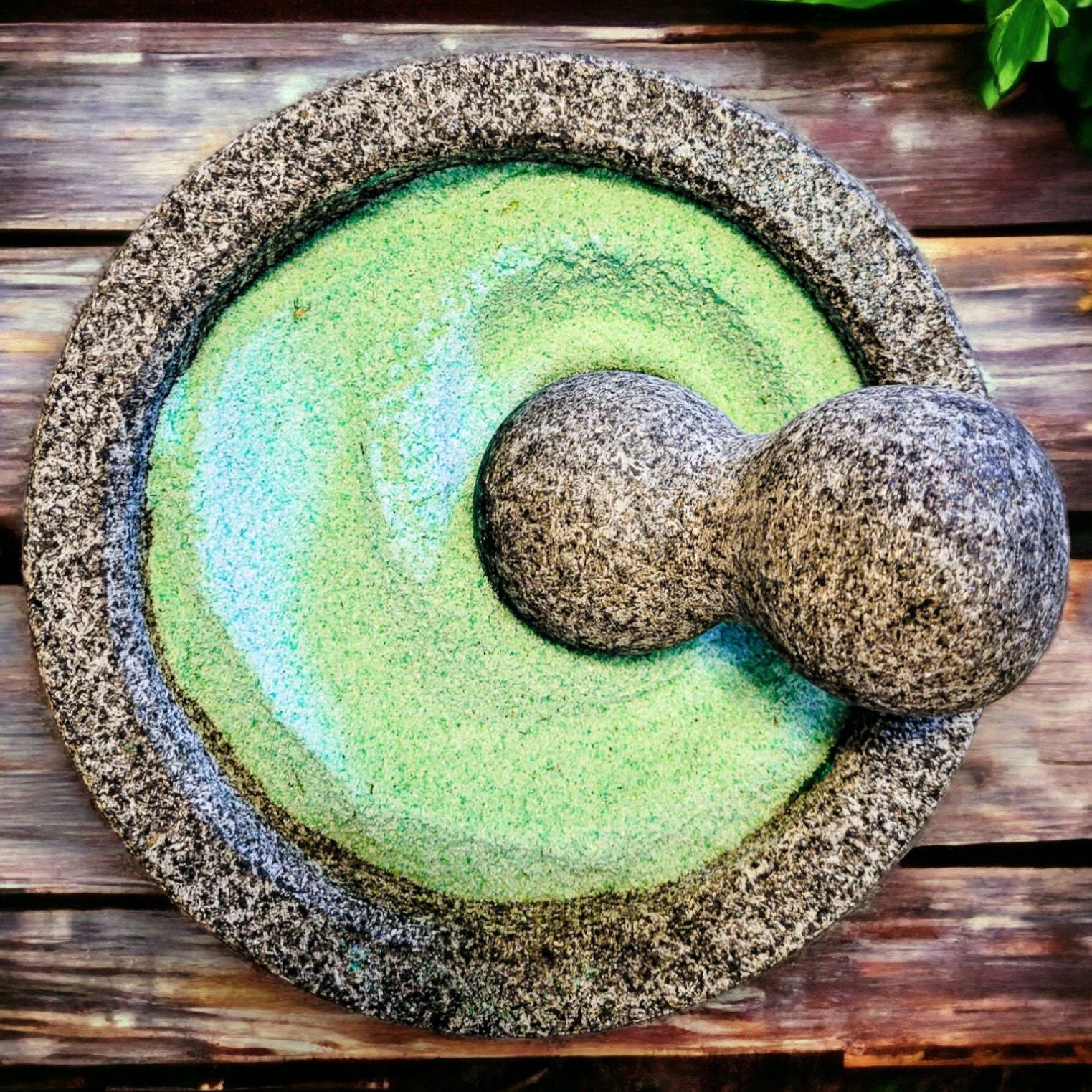 Green Witches Salt | Attract Wealth, Prosperity, and Abundance | Occult | 4 oz Bag | Witchcraft Supplies