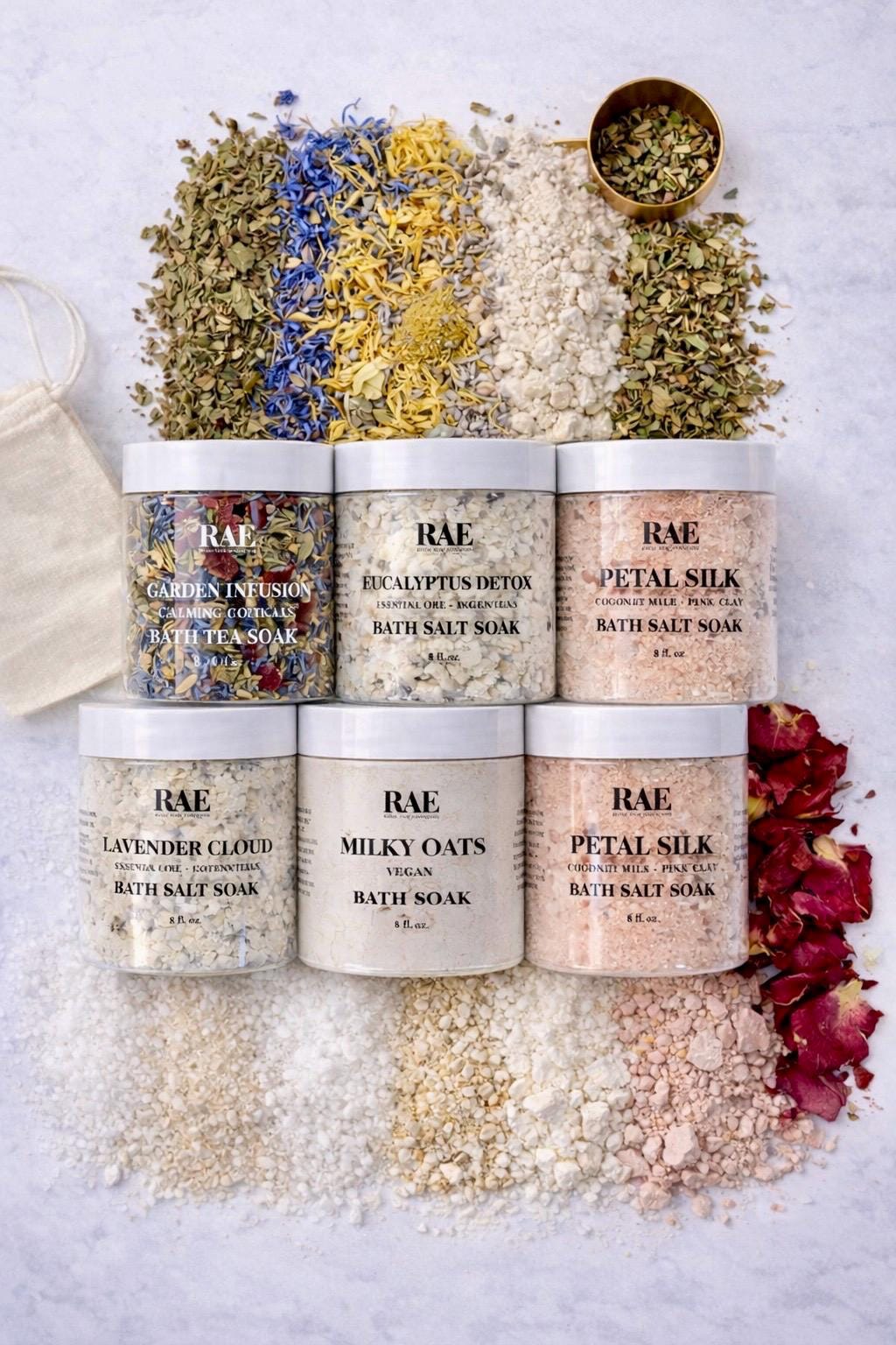 Botanical Bath Salt Soak | Relax, Detox, Soothe, Restore | Mother's Day or Any Day Gift