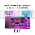 18 Shower Steamers - Relax & Unwind Bundle Pack - Shower Tablets Bulk - Lavender - Spa Gift