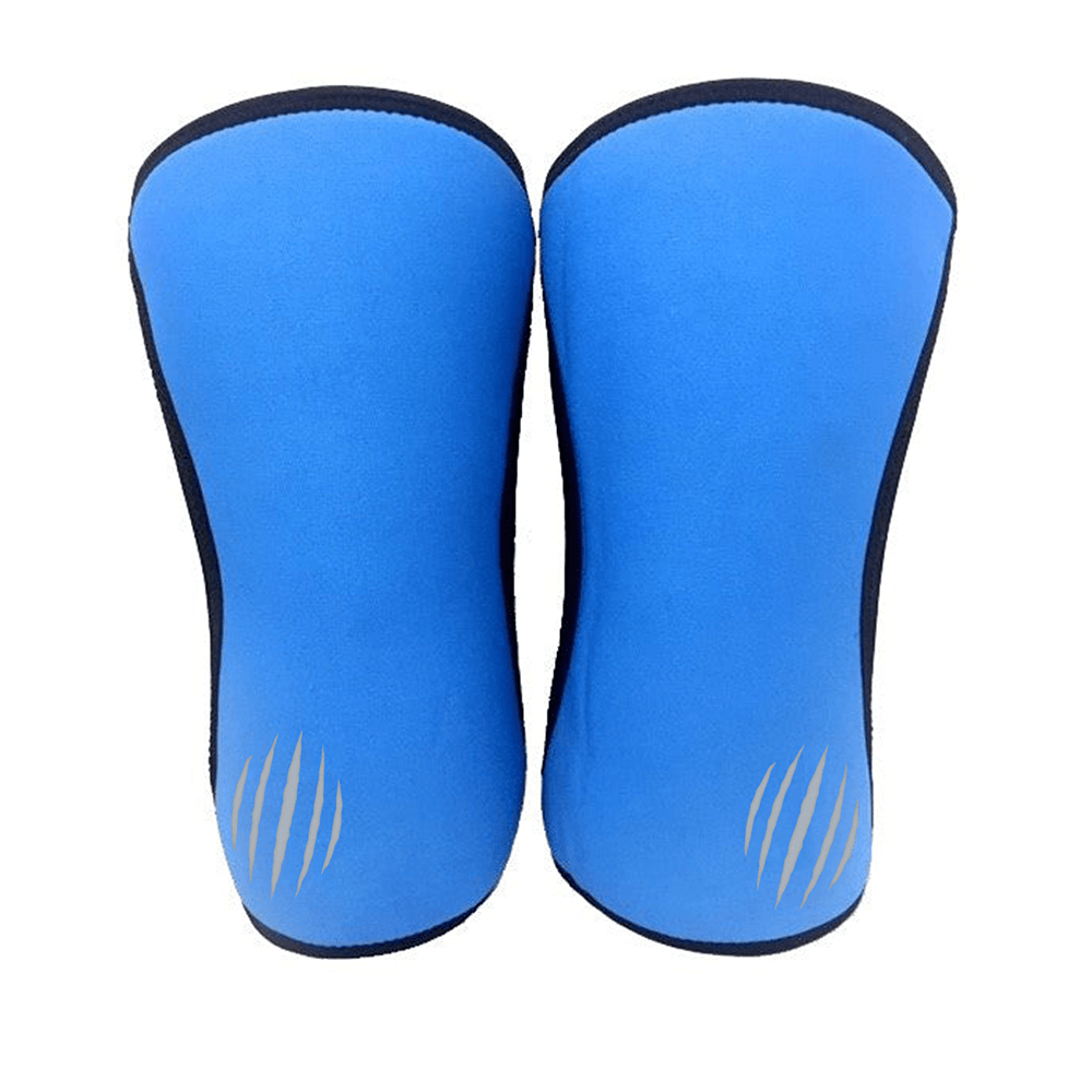 Bear KompleX Knee Sleeves - Lightning with REVERSIBLE Blue