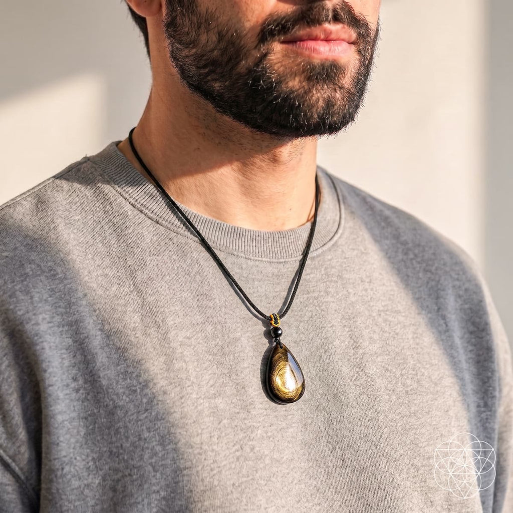 The ﻿Hypersthene Millionaire Manifestation Pendant
