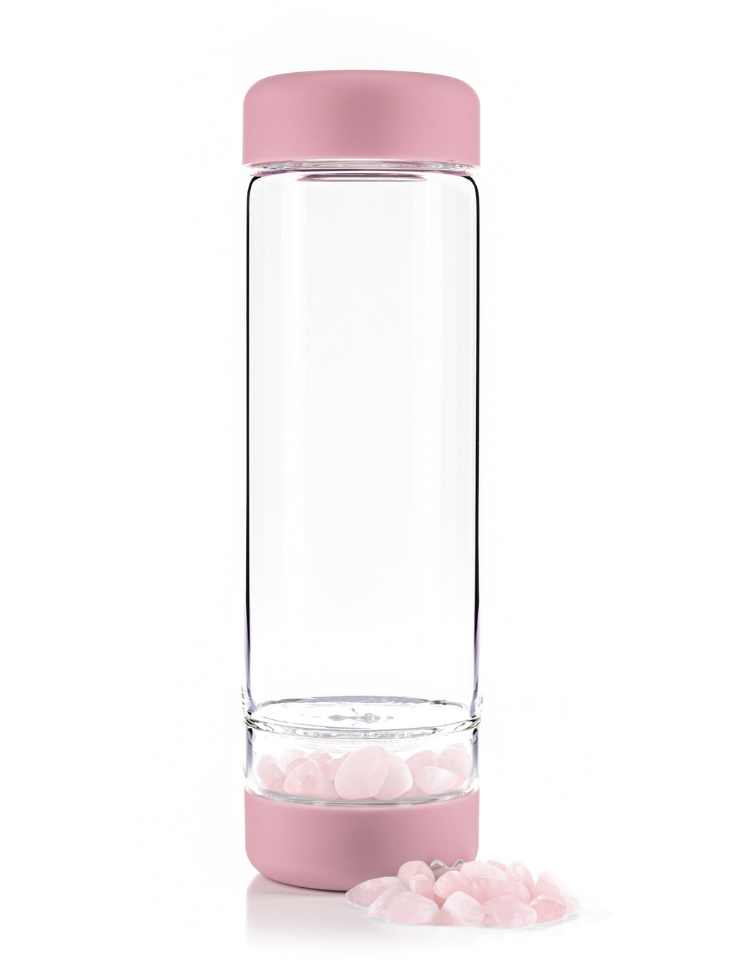 inu! ROSE | The Original DIY Crystal Water Bottle with Rose Quartz