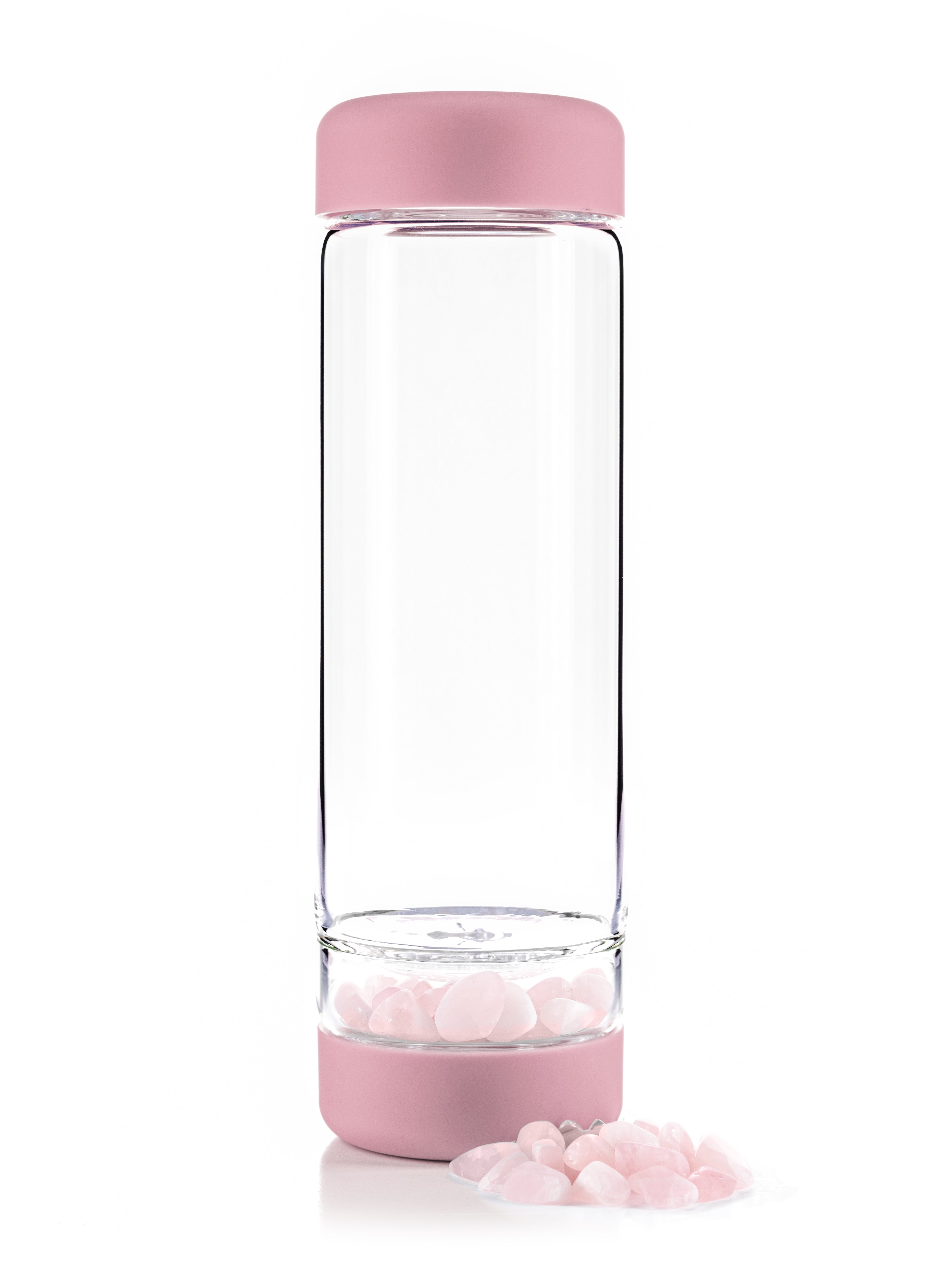 inu! ROSE | The Original DIY Crystal Water Bottle with Rose Quartz
