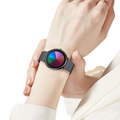 Women Rainbow Dial Quartz Watch Black Mesh