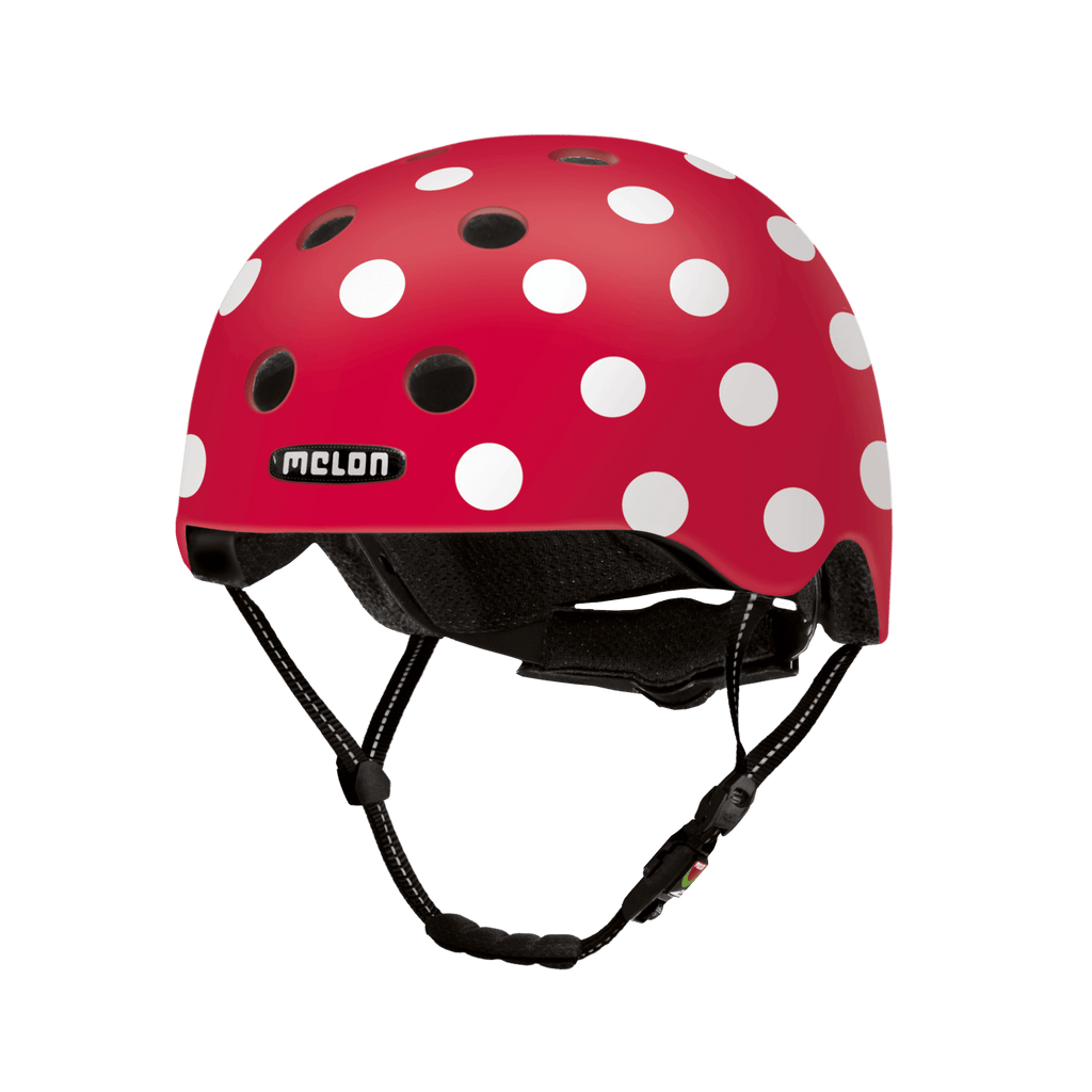 Dotty White Helmet, Adult and Kids