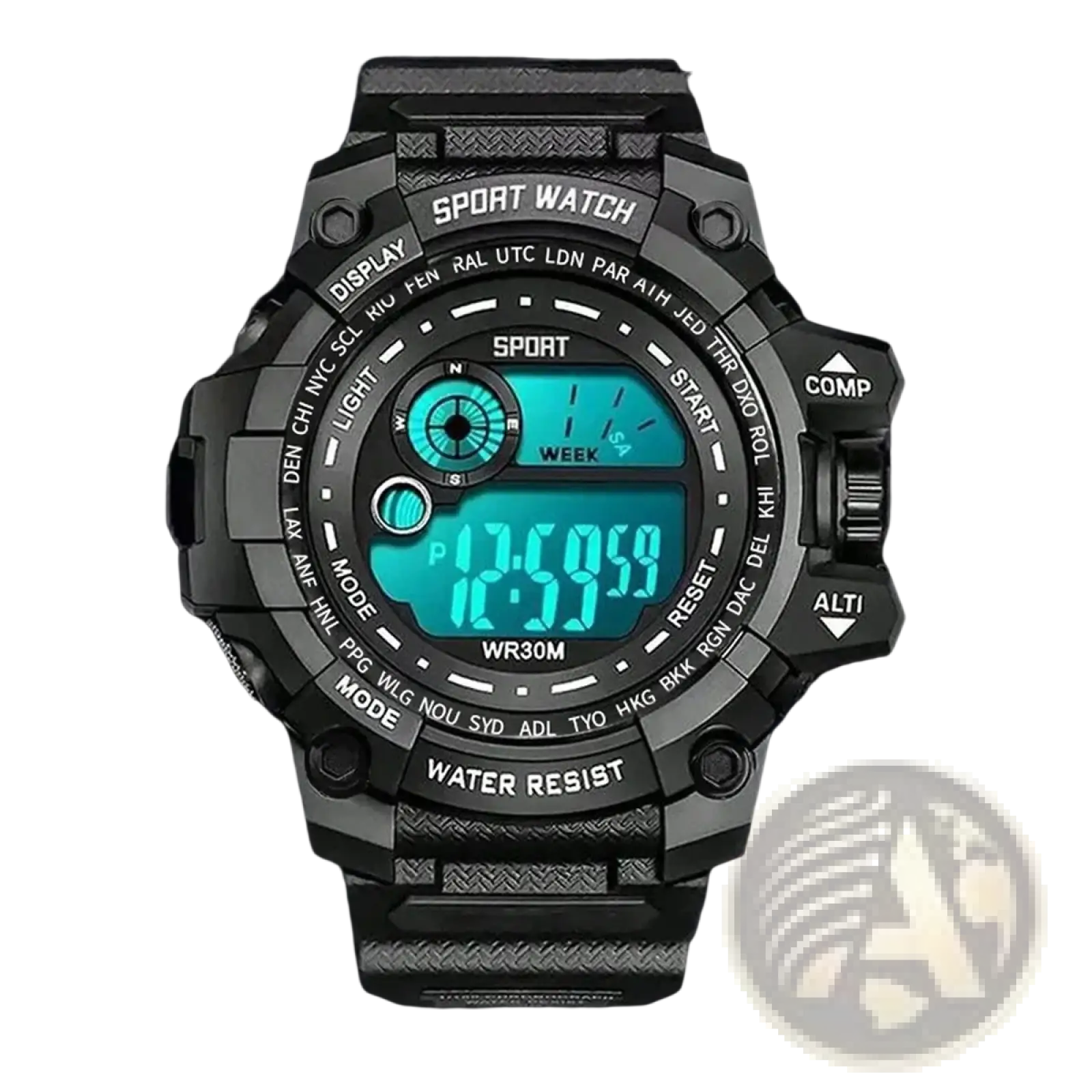 Men Digital Sport Watch Luminous Waterproof Army Military Clock