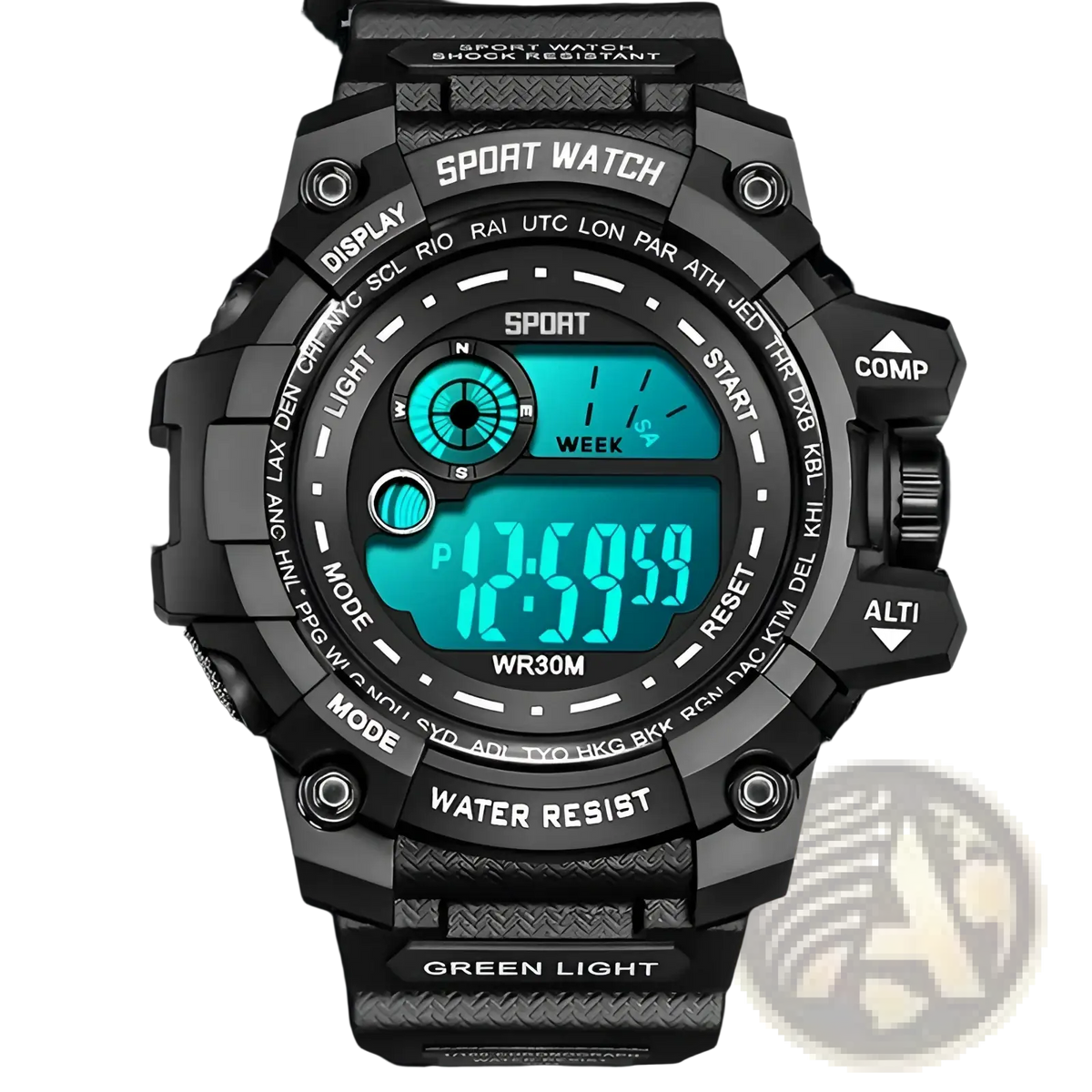 Men Digital Sport Watch Luminous Waterproof Army Military Clock