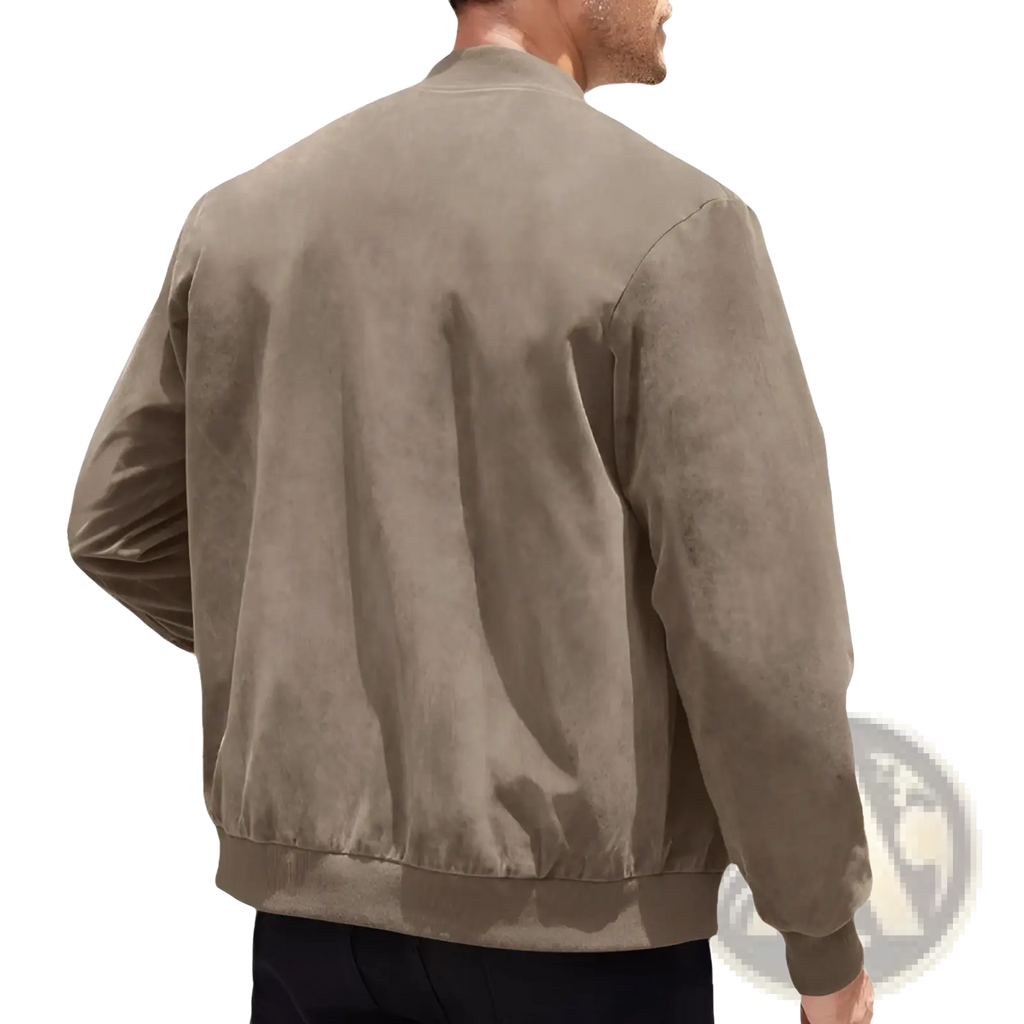 Men Suede Casual Retro Jacket