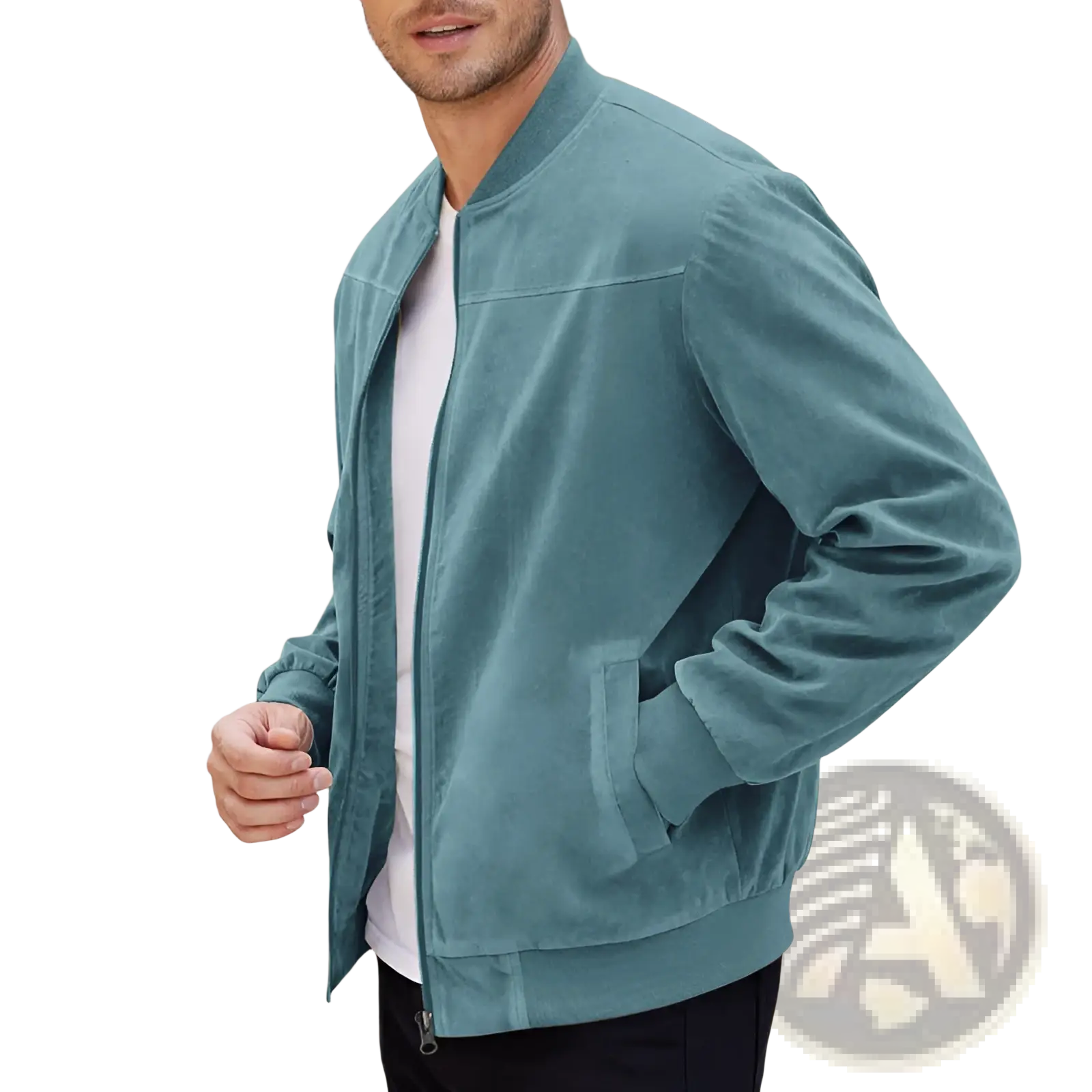 Men Suede Casual Retro Jacket