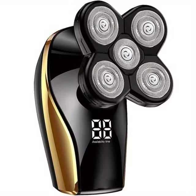 Men's Cordless Rechargeable Wet/Dry Shaver with LED Display
